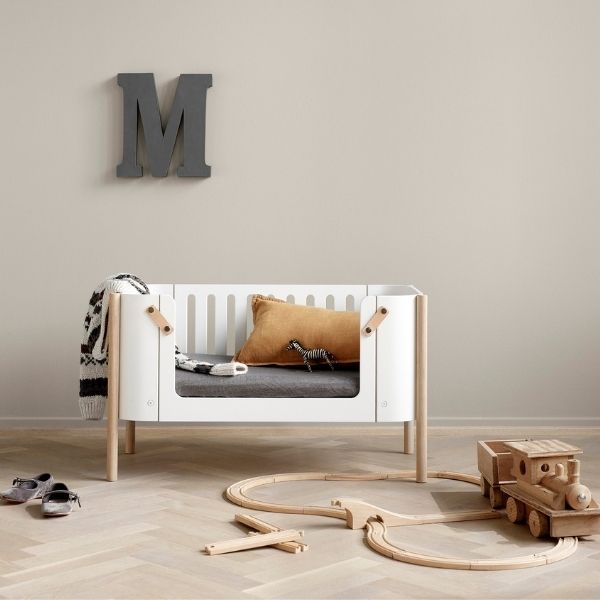 Wood baby Co-Sleeper with beach conversion - Creative kids furniture at Kuhl Home Singapore