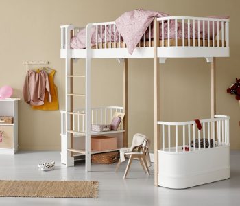 wood loft bed 2 oliver furniture - kuhl home singapore