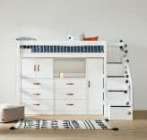 Scandinavian Kids Loft Beds & Storage and Kids Furniture on Kuhl Home's Instagram