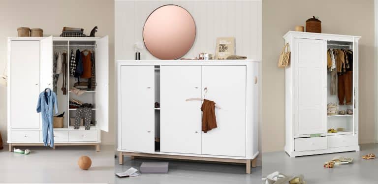 scandinavian kids wardrobe by oliver furniture - kuhl home singapore