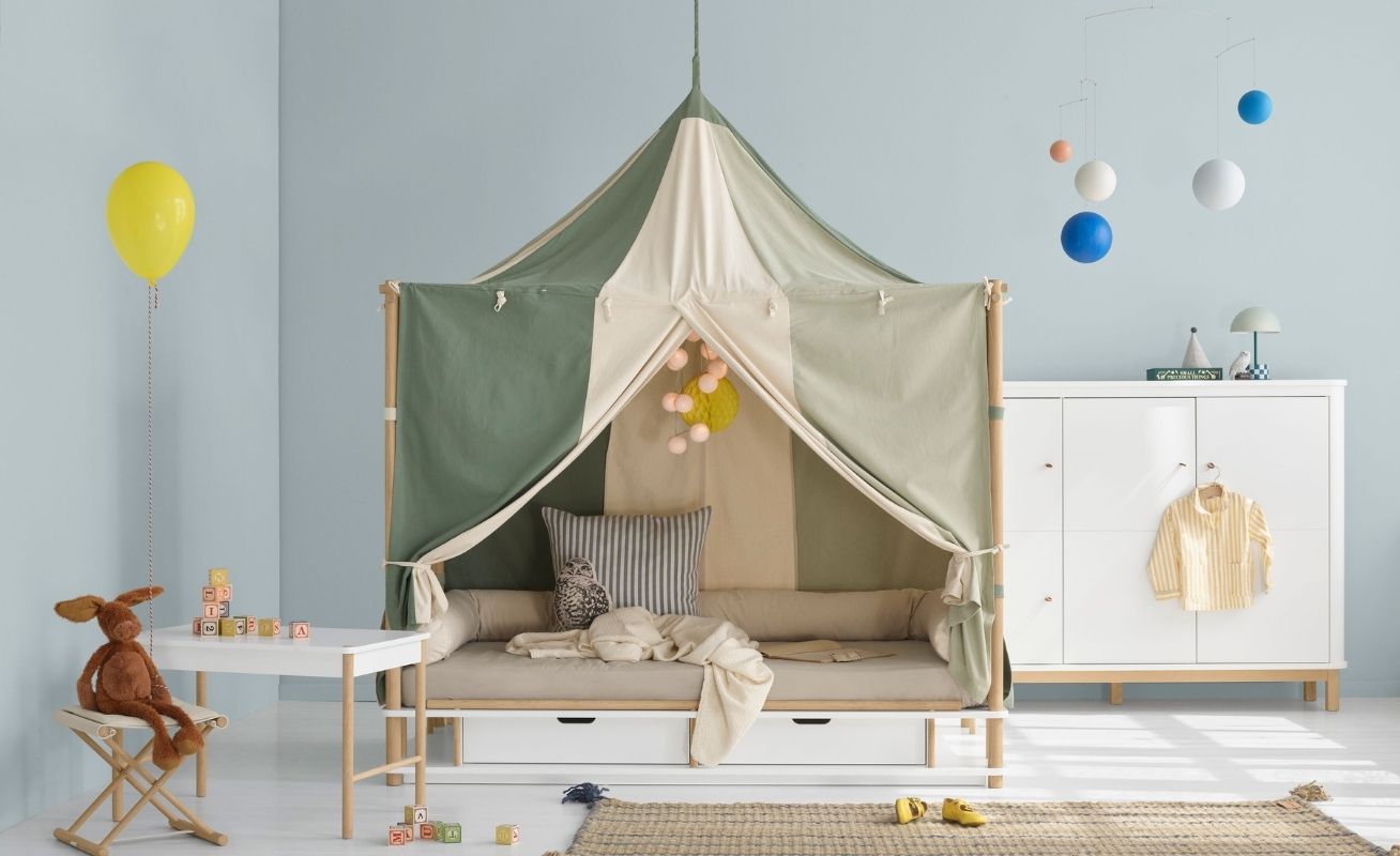 Oliver Furniture Camp Kids Bed Circus Canopy